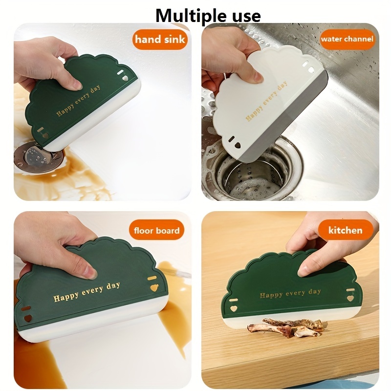 Kitchen Sink Squeegee Board And Countertop Brush, Multifunctional