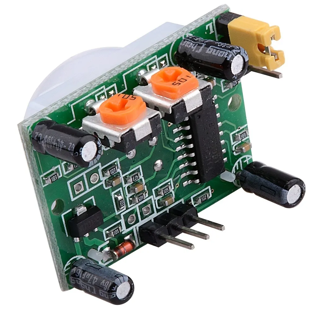 人感センサー 赤外線センサーモジュール HC-SR501  Ir 赤外線 PIR ヒューマンセンサー モーションセンサー 検出モジュール 電子工作用部品 感度・ディレイ調整可能 3ケセット
