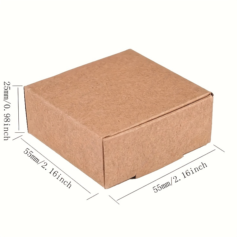 Mini Cardboard Boxes Jewelry Gift Kraft Treat Boxes Party - Temu