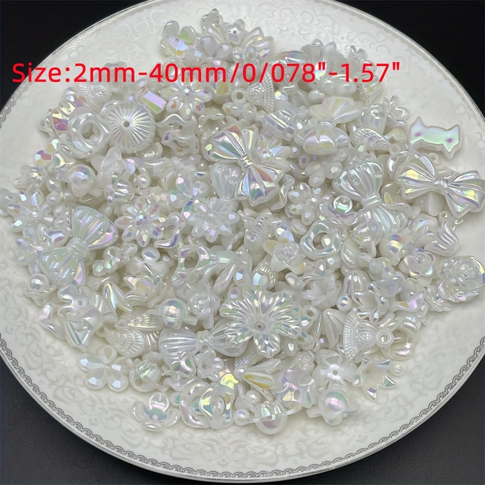 30G Colorful Mixed Bow Flower Shell Shape Loose Beads