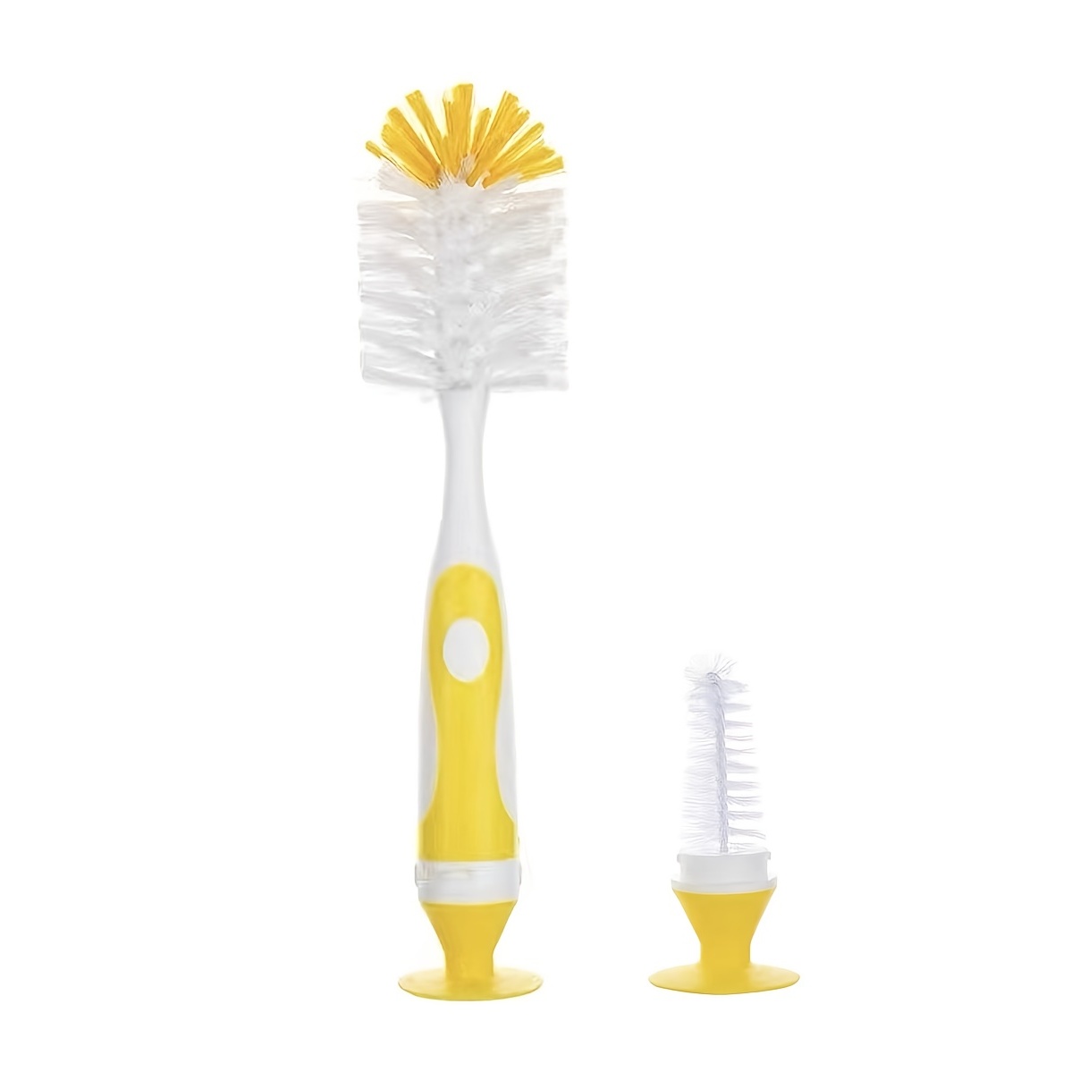 2-in-1 Bristle Bottle Brush With Nipple Brush And Stand, Bottle