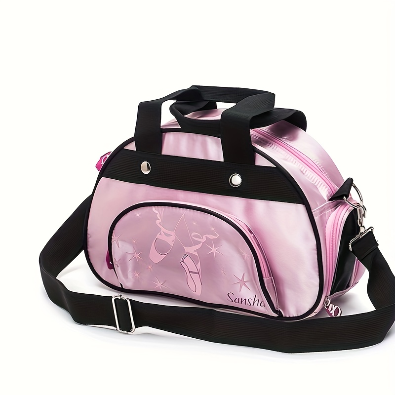 Bolsa de deporte de ballet para niña, con compartimento para