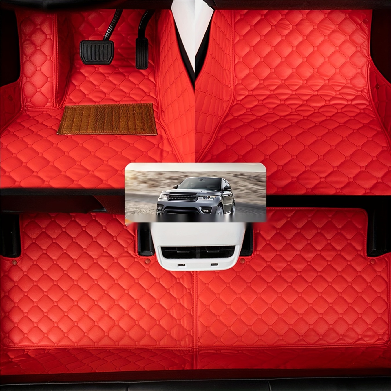 

For Range Rover Sport (5seats) 2013-2022 Full Cover Three-layer, Non-slip, Pu Leather, High-end Car Floor Mats, Car Interior Accessories