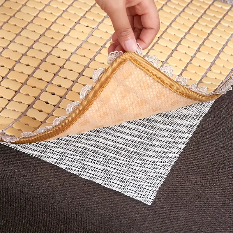 Silicone Pvc Non-slip Mat, Practical Net Cloth Mat For Any Hard