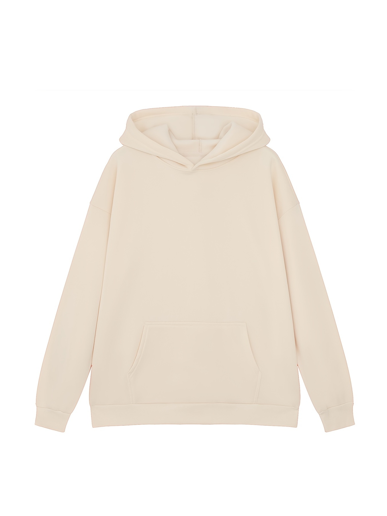 Street Trendy Basic Casual Hooded - Men\'s Sweatshirt Solid Temu