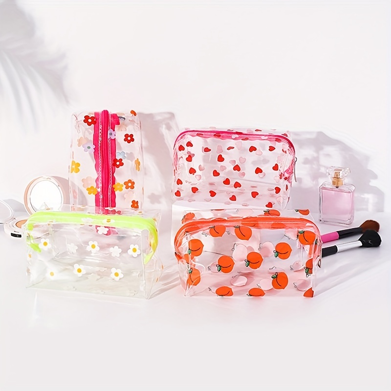 Transparent deals makeup pouch