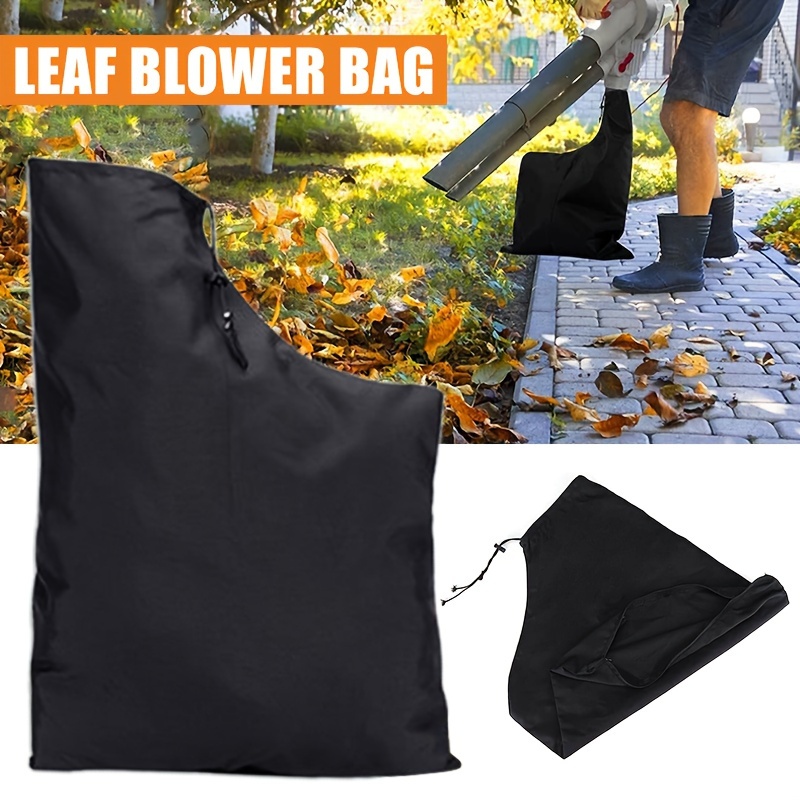 Universal Leaf Vacuum Blower Bag Oxford Fabric Zippered Leaf Collection Bag  Leaf Blower Vacuum Storage Bag Outdoor Garden Tool