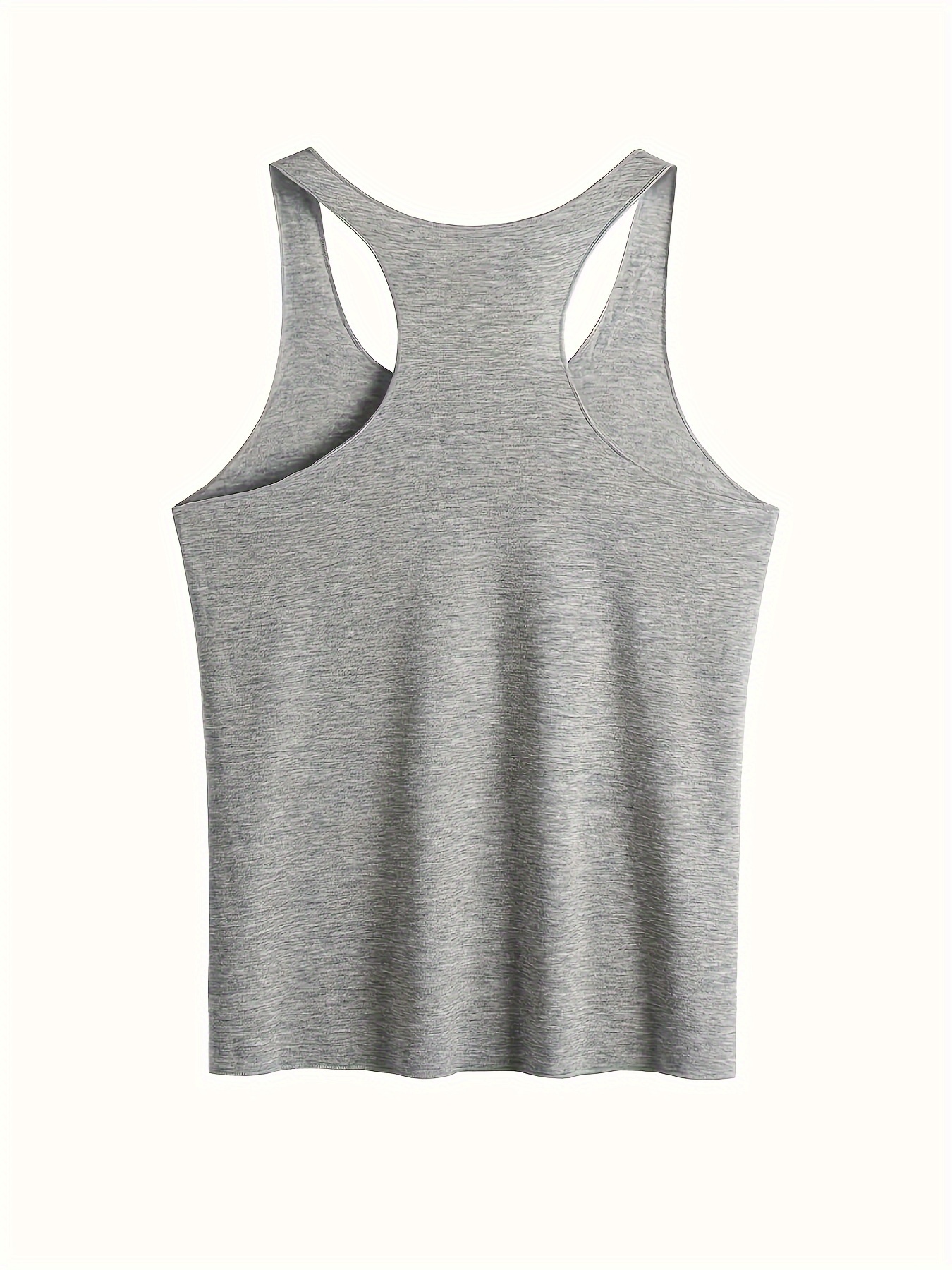 Gray Printed Tank Top for Women/ Fitness Tank Top for Ladies