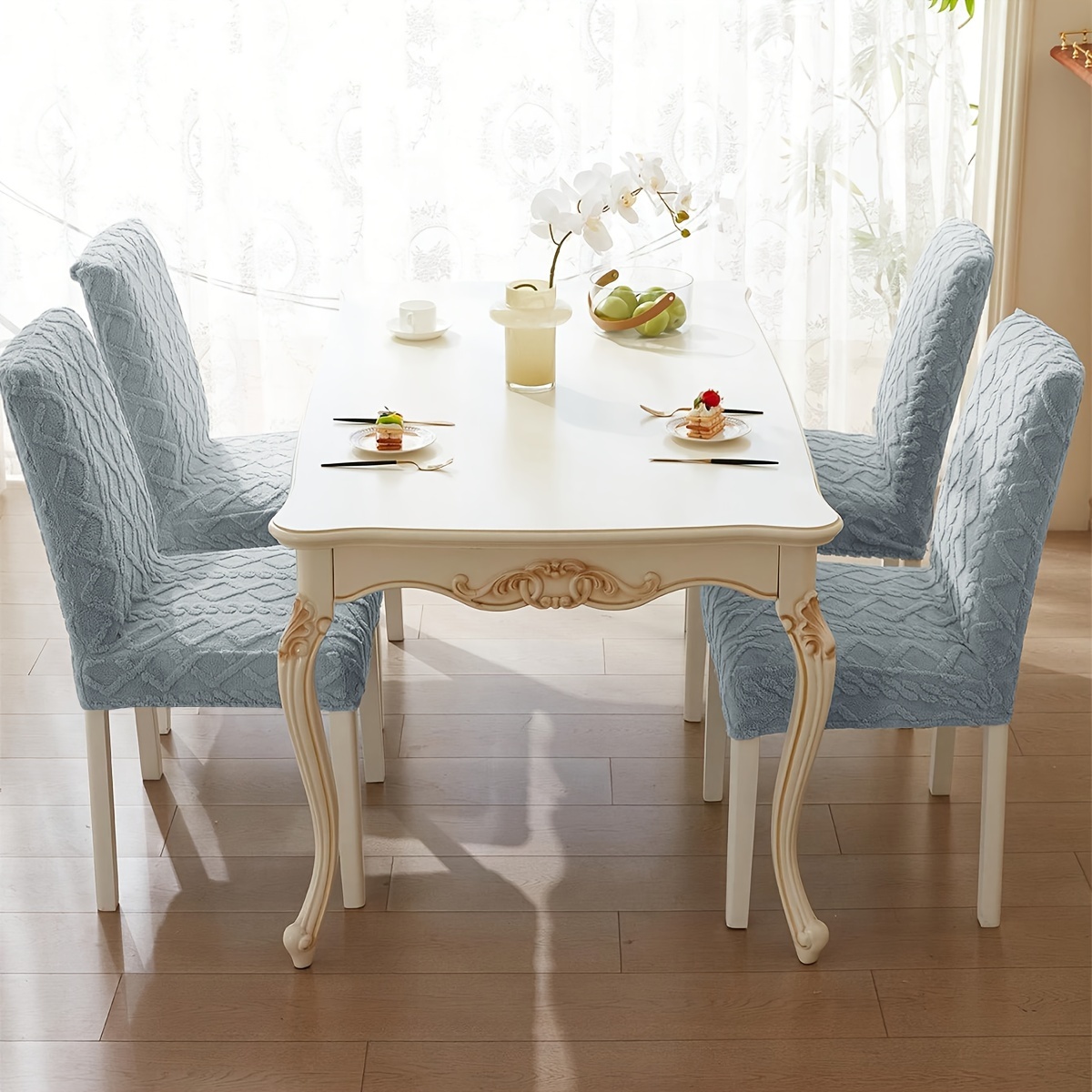 Fodere per sedie Coperture for sedie di lusso for sala da pranzo Set di 6 e