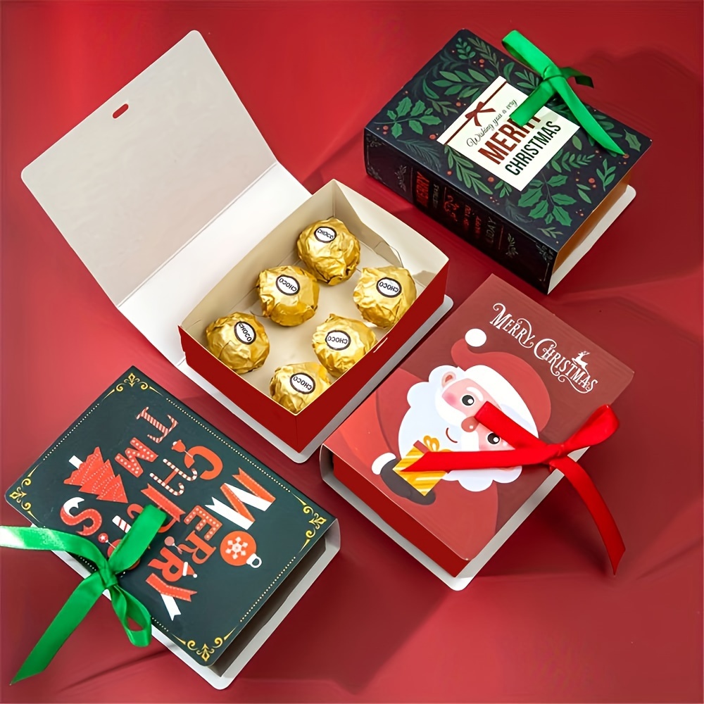 Christmas Candy Gift Box Reusable Diy Cookie Carton Holiday - Temu