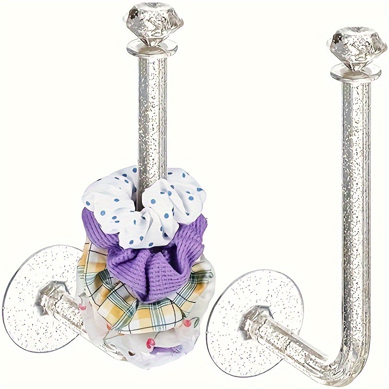 1pc Acrylic Hair Ties Organizer, Scrunchie Holder Stand