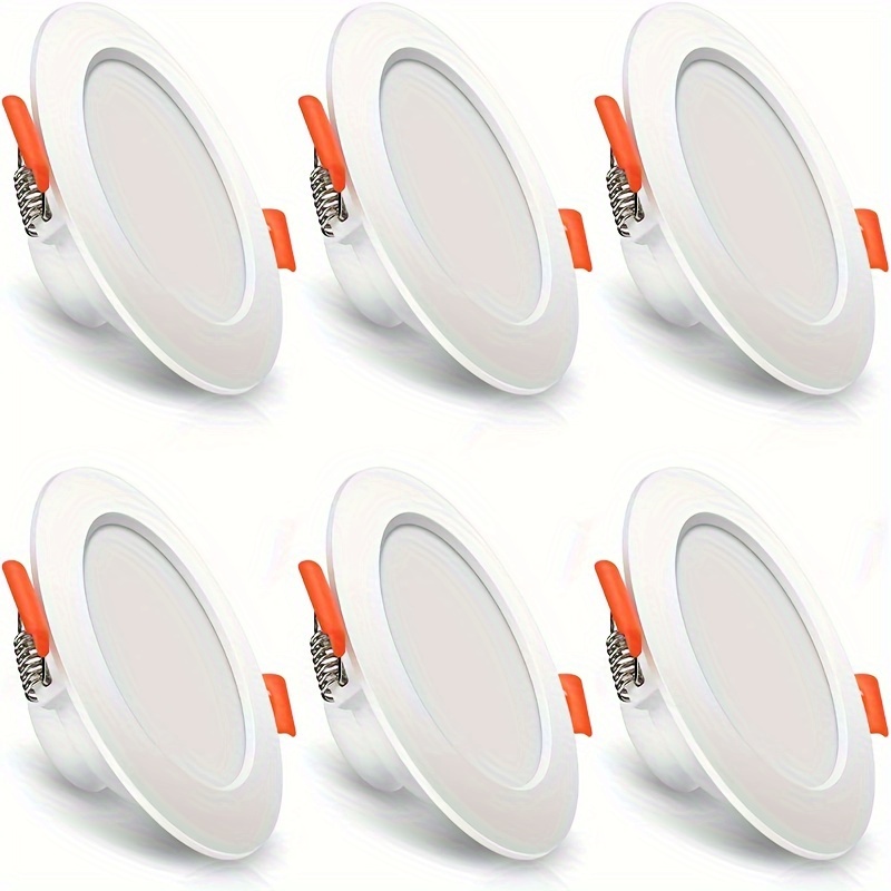 Focos Empotrables LED, 6 Piezas 7W Foco Empotrable LED Techo