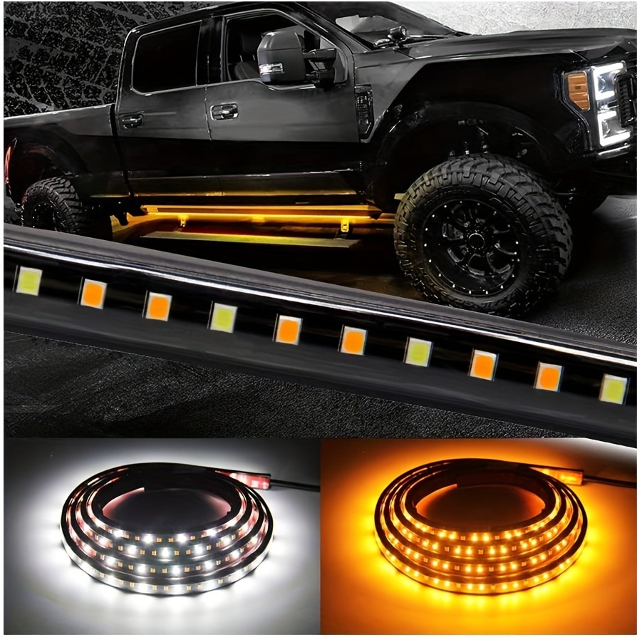 2pcs LED Truck Pedal Lights - Amber Side Marker Kit For Pickup Trucks,  SUVs, and Work
