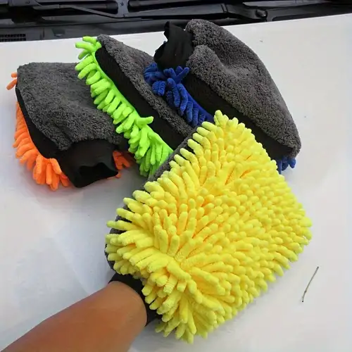 Ultra Absorbent Chenille Microfiber Wash Sponge For Car - Temu