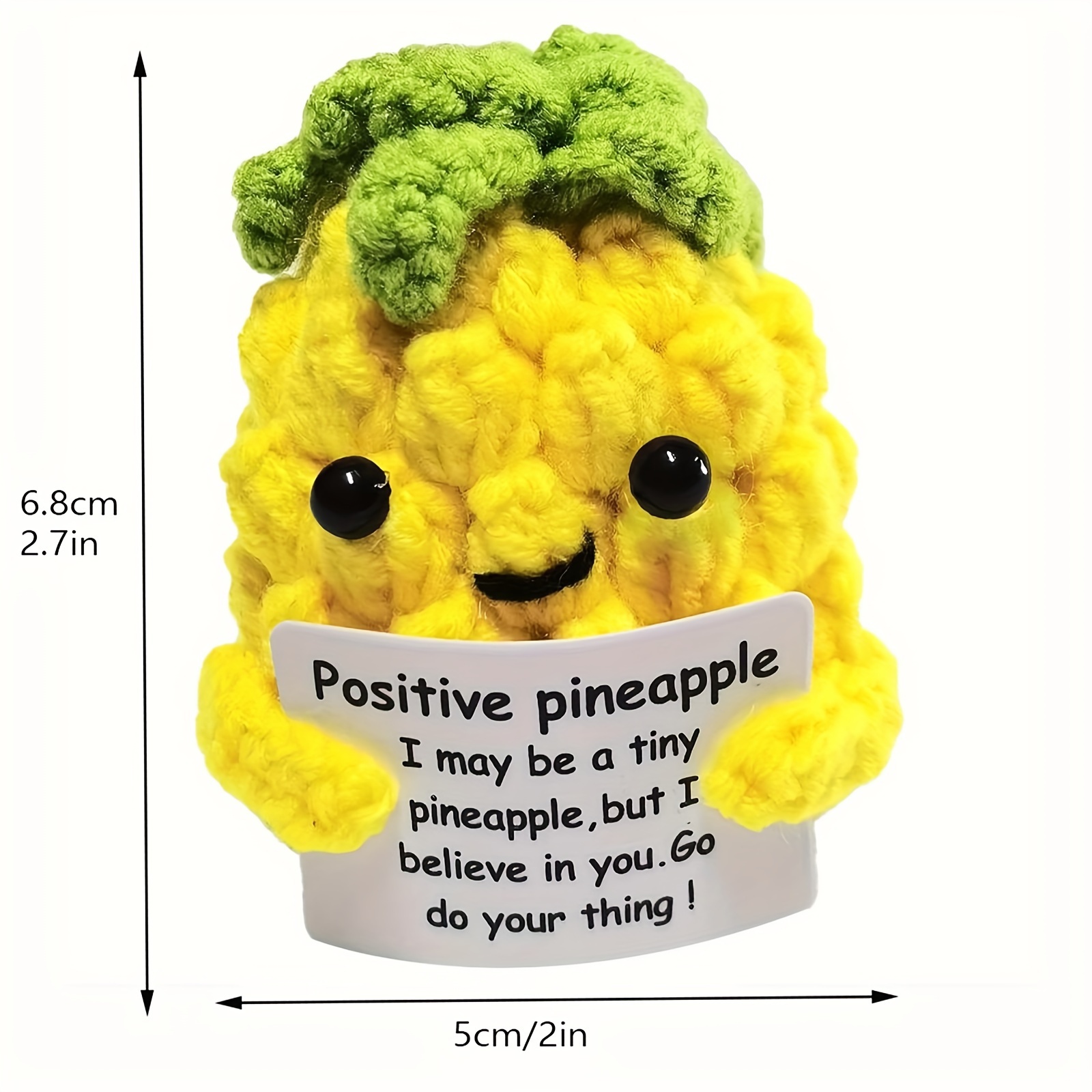 Mini Funny Positive Potato Vegetable Positive Potato Crochet - Temu