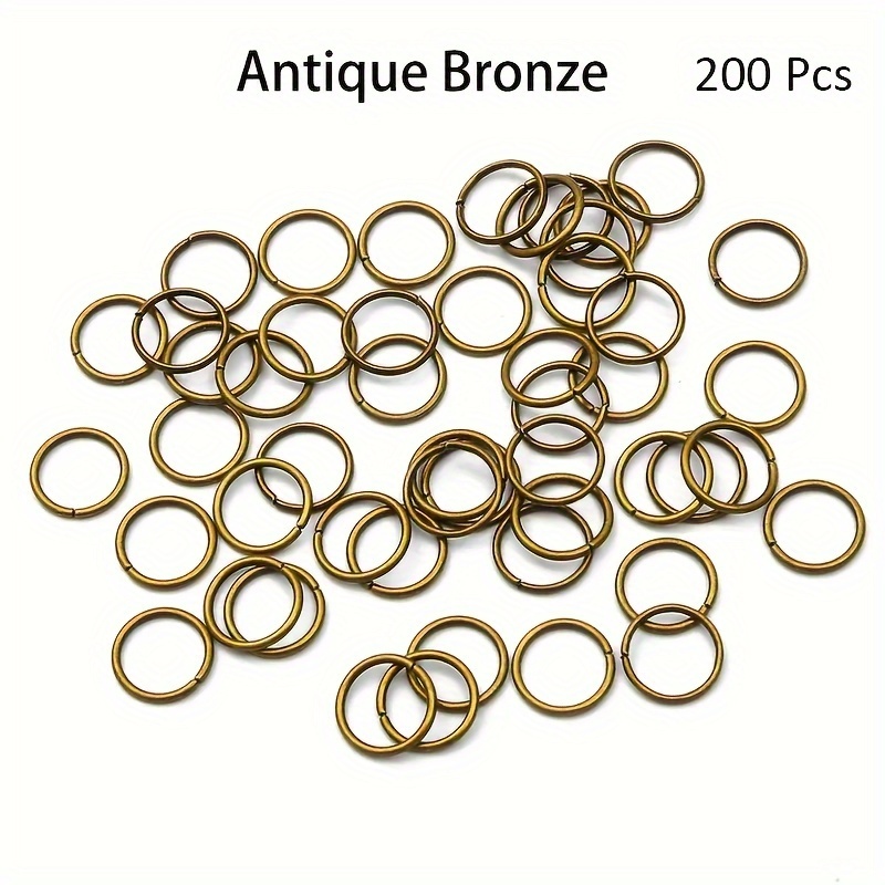 24k Golden Jumps Rings 3 Colors Brass Twisted Jump Rings 18 Gauge Closed  Jump Rings Chainmail Rings Jewelry O Rings Connector For Diy Earrings  Bracelets Necklace - Temu