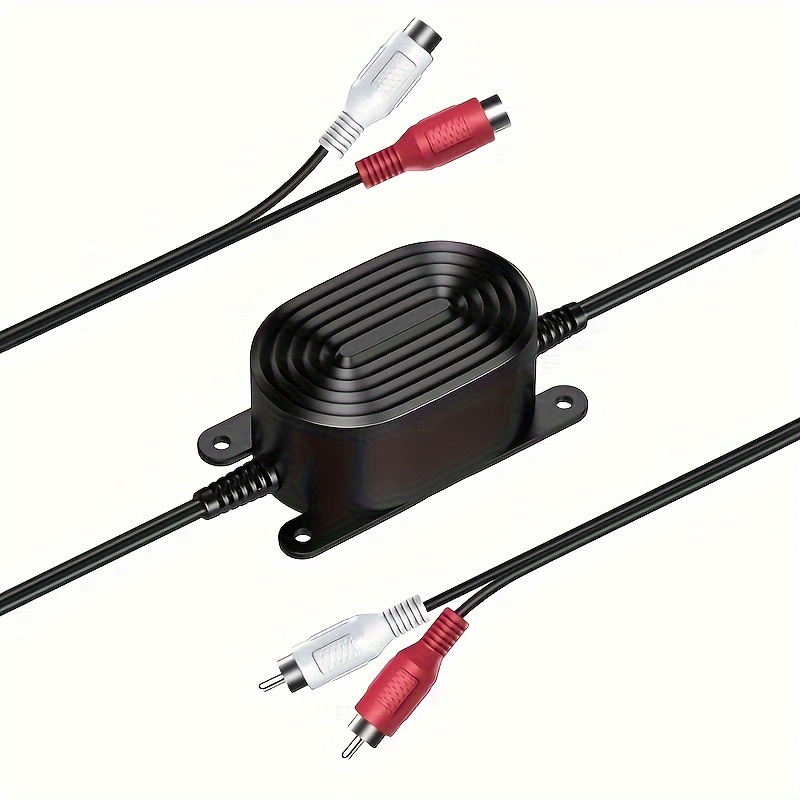 rca ground loop isolator amplifier noise filter car audio