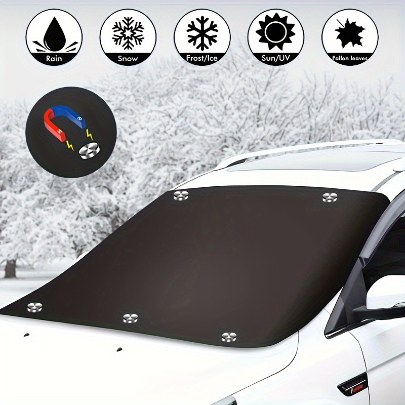 Car Snow Block Frost Block Anti Frost Sun Block Car Front Windshield Cover  Half Car Cover Car Cover Protective Cover