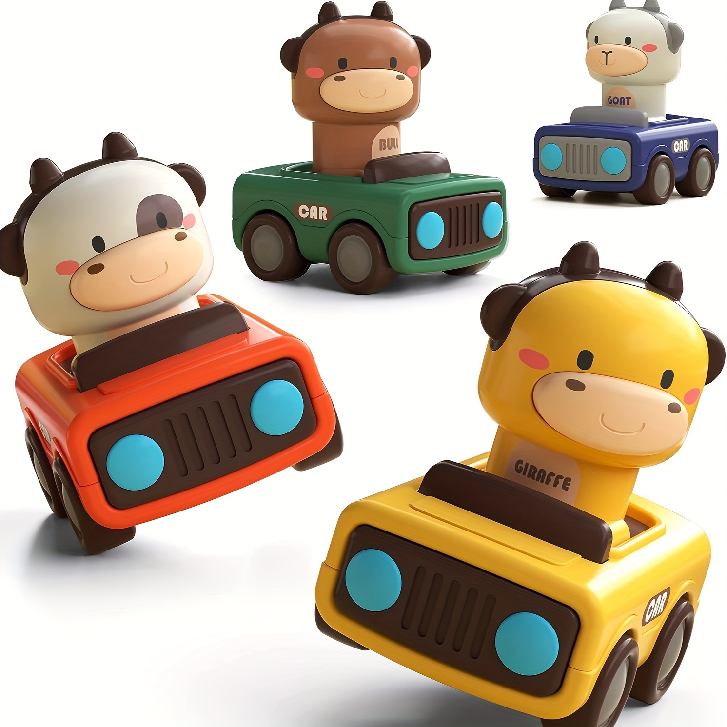 Mini voiture de course pour enfants, jouets de voiture pour bébé, dos  côtelé doux et robuste