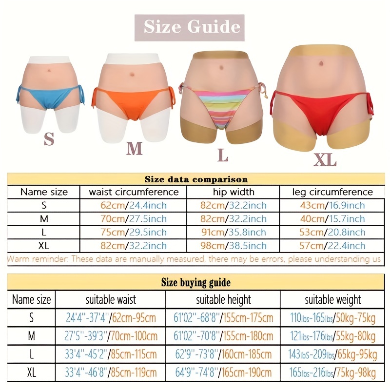 Silicone Panty Fake Vagina Panties Thicken Hip Shaping - Temu