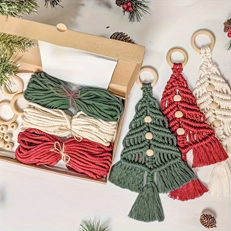  USHOBE 200pcs 1 Pack Craft Supplies Kit Christmas Tree