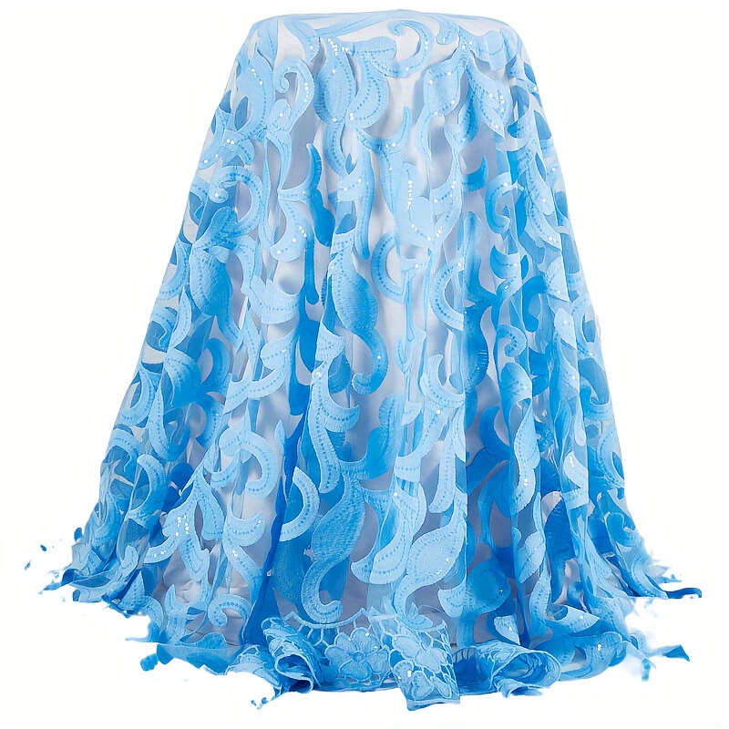1pc 5 yards african french tulle lace fabric 2023 high - Temu