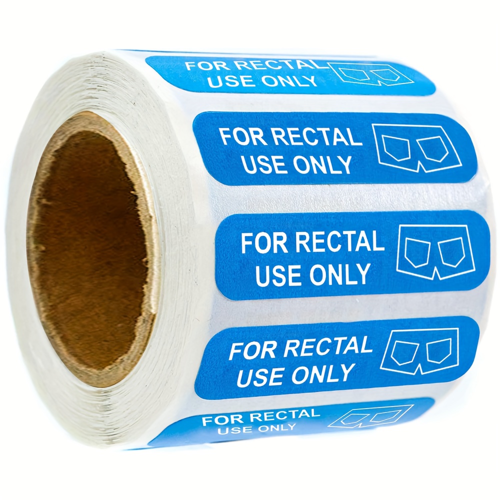 For Rectal Use Only Funny Prank Stickers Pack of 50 