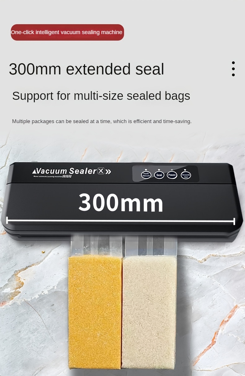 Fully Automatic Vacuum Sealer, Extended Plus Automatic Lock Buckle