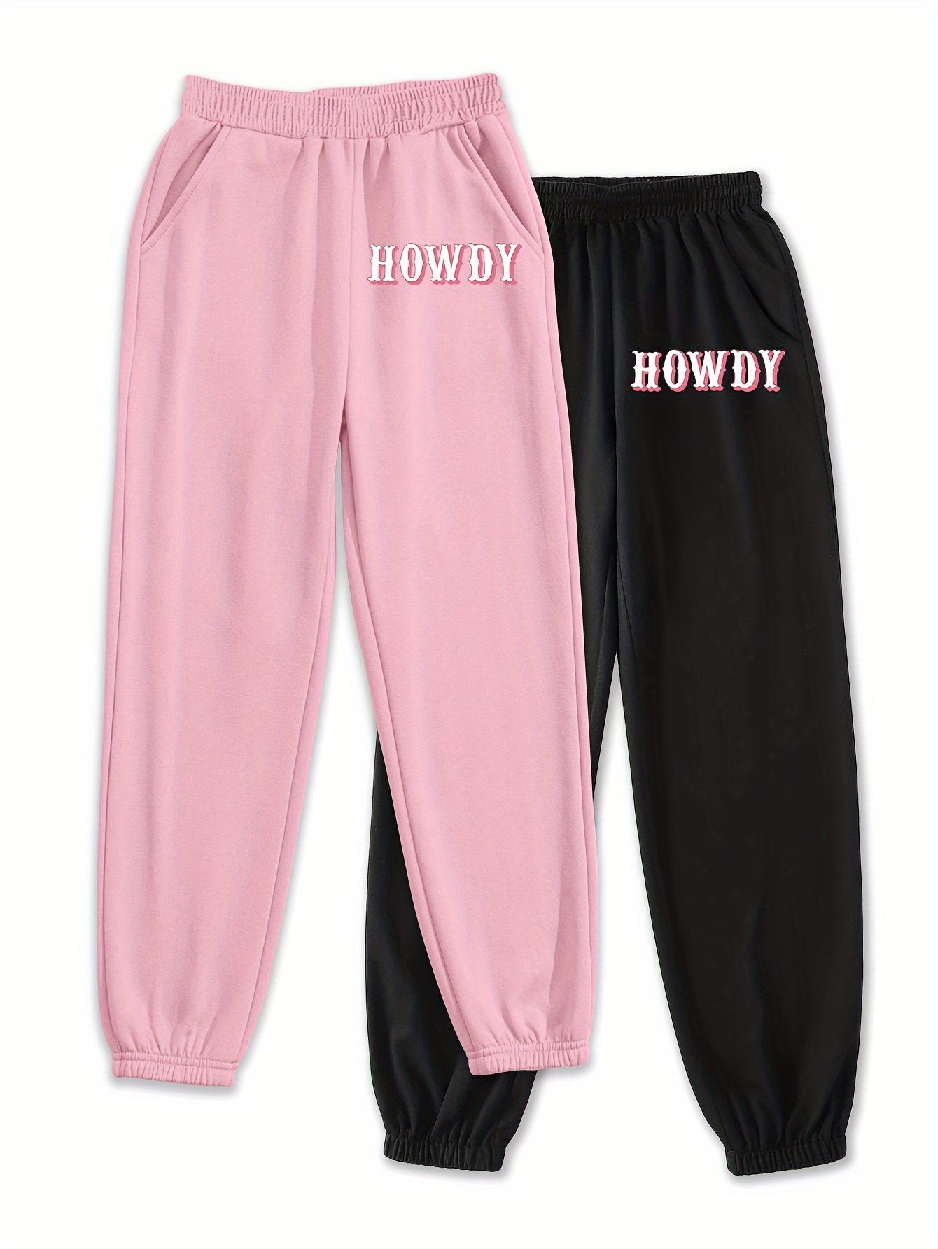 HOWDY HOT PINK JOGGERS