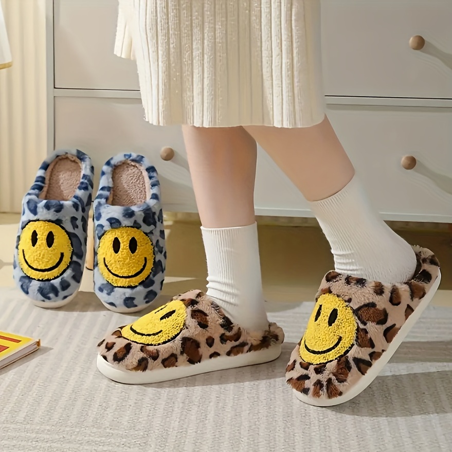 Pantuflas Estampado Leopardo Mujer Cómodos Zapatos Sin - Temu