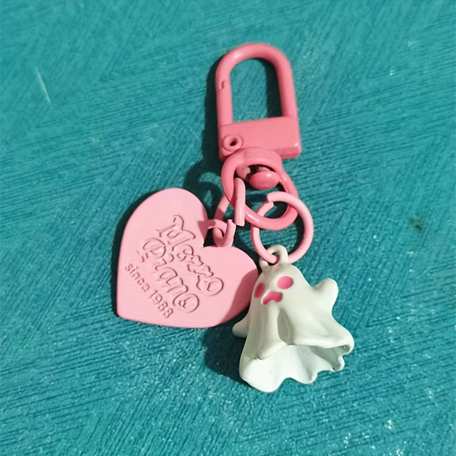 Glitter Heart Pink Keychain - Seven Season