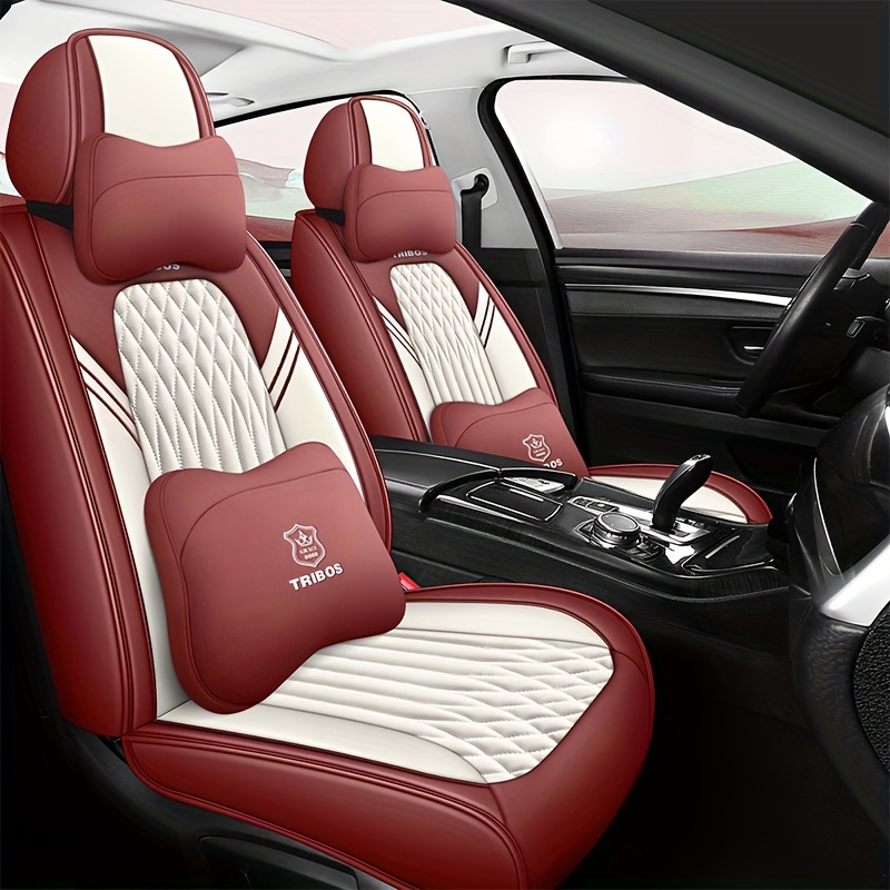 Car Seat Cover All Season Seat Cushion Fully Enclosed - Temu