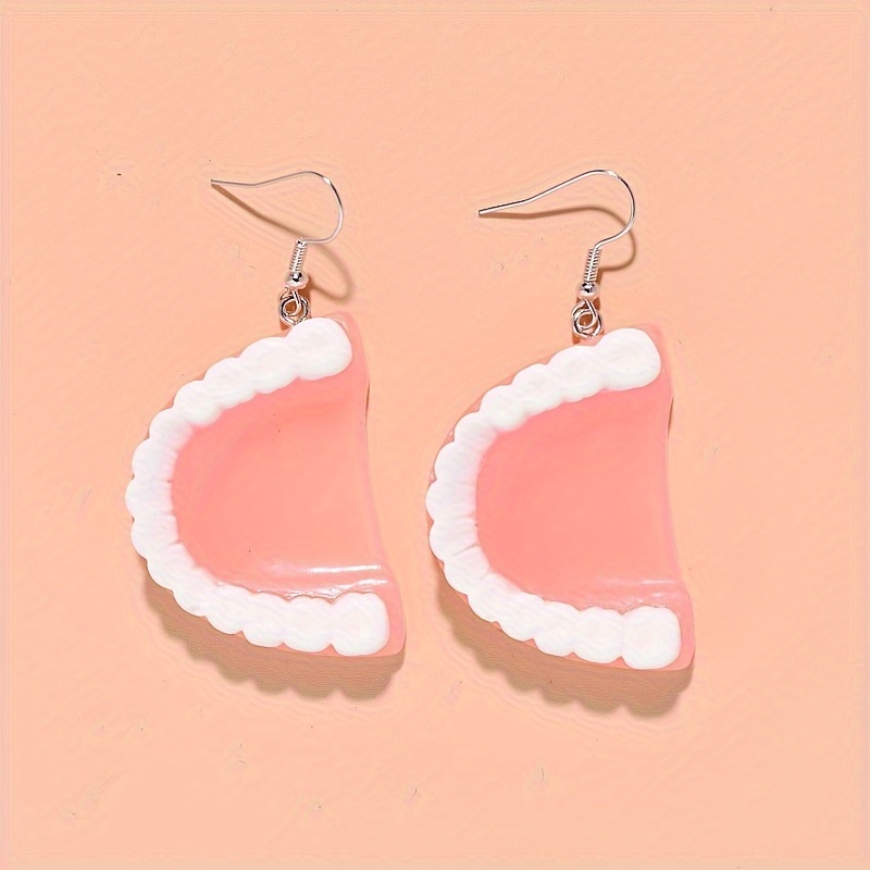 Shein Chicken Wing Earrings Chicken Wings Women Girl Dental Teeth