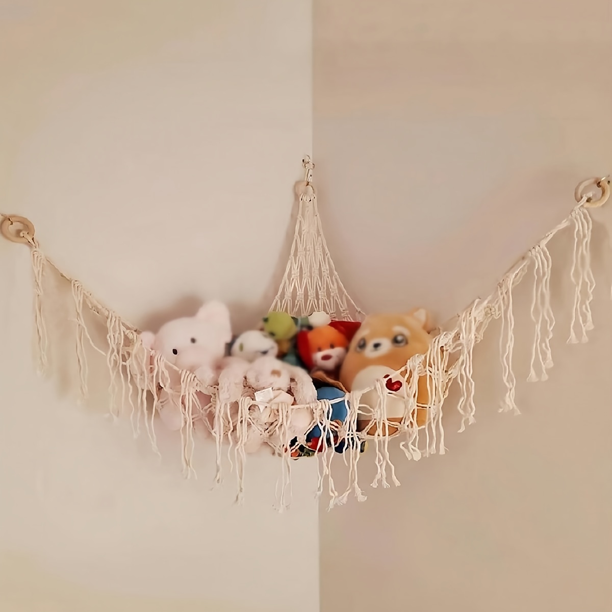 Stuffed Animal Hammock Hanging Handmade Large Bead Lace - Temu United Arab  Emirates