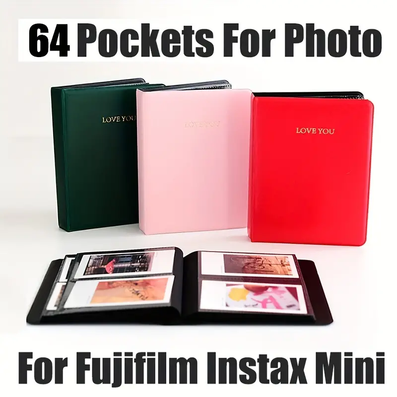 3inch 64 Pockets For Polaroid Photo Album Mini Instant Picture Case Storage  For Fujifilm Instax Mini Film 8 Korea Instax Album, Check Out Today's  Deals Now