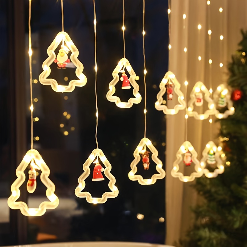 Led Christmas Tree Ice Strip Lights Led Leather Wire Ice - Temu