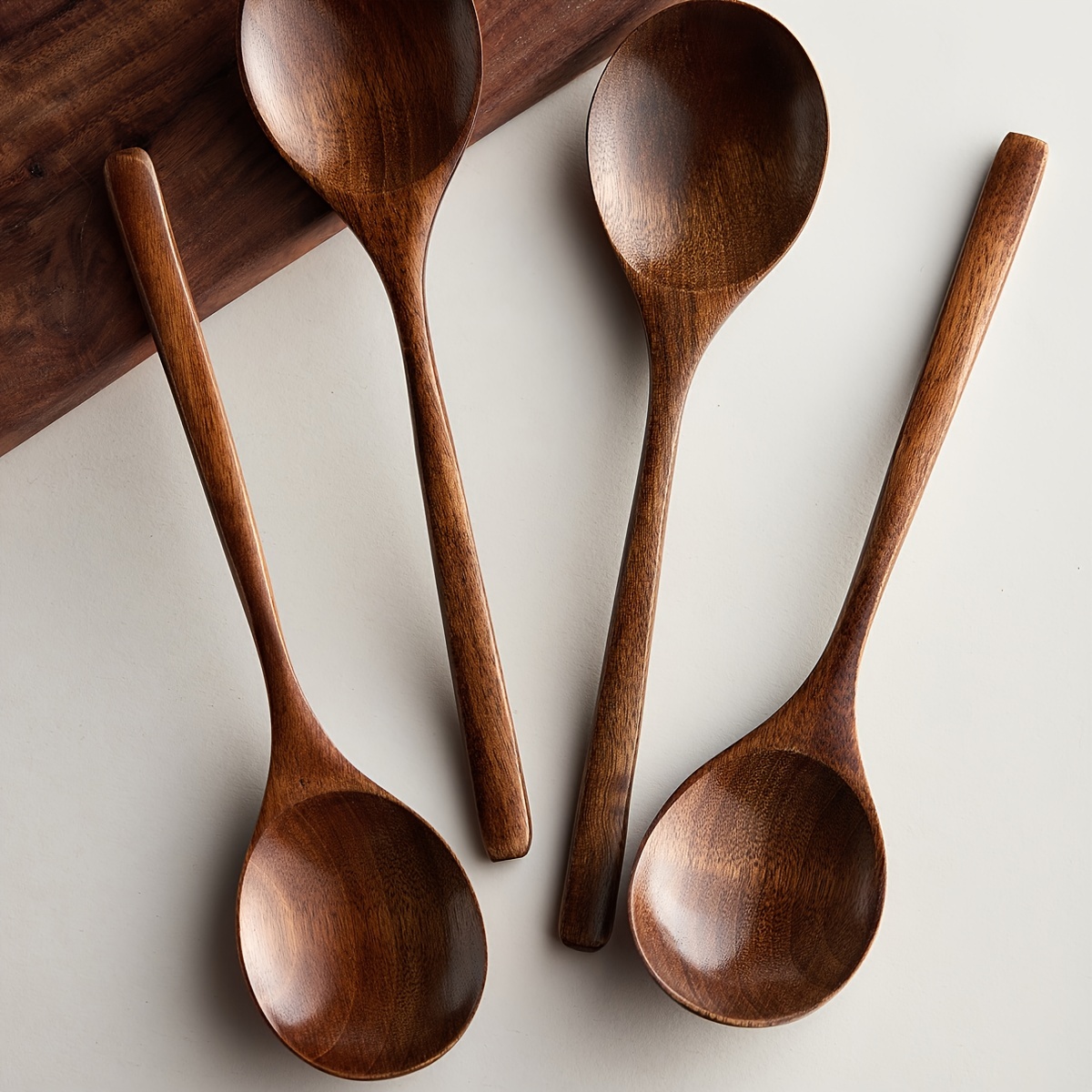 Spoon Wooden Scoop Rice Quantitative Spoon Flour Spoon - Temu