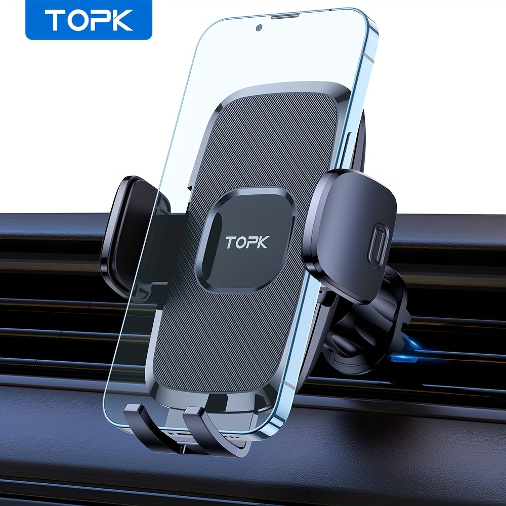 Support de téléphone avec Pinces pour le rétroviseur intérieur de voiture  iPhone