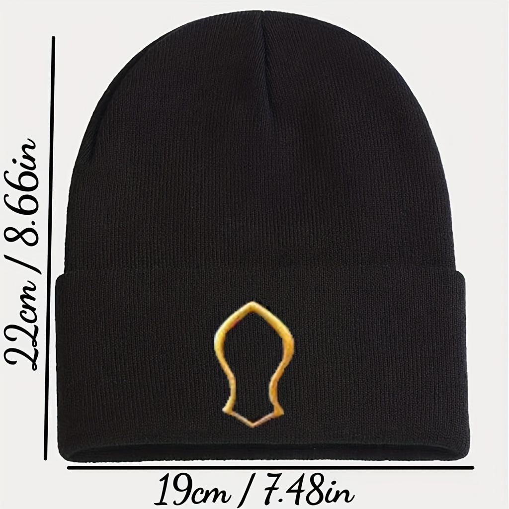 Hip Hop 3D Embroidery Knitted Beanie Hat