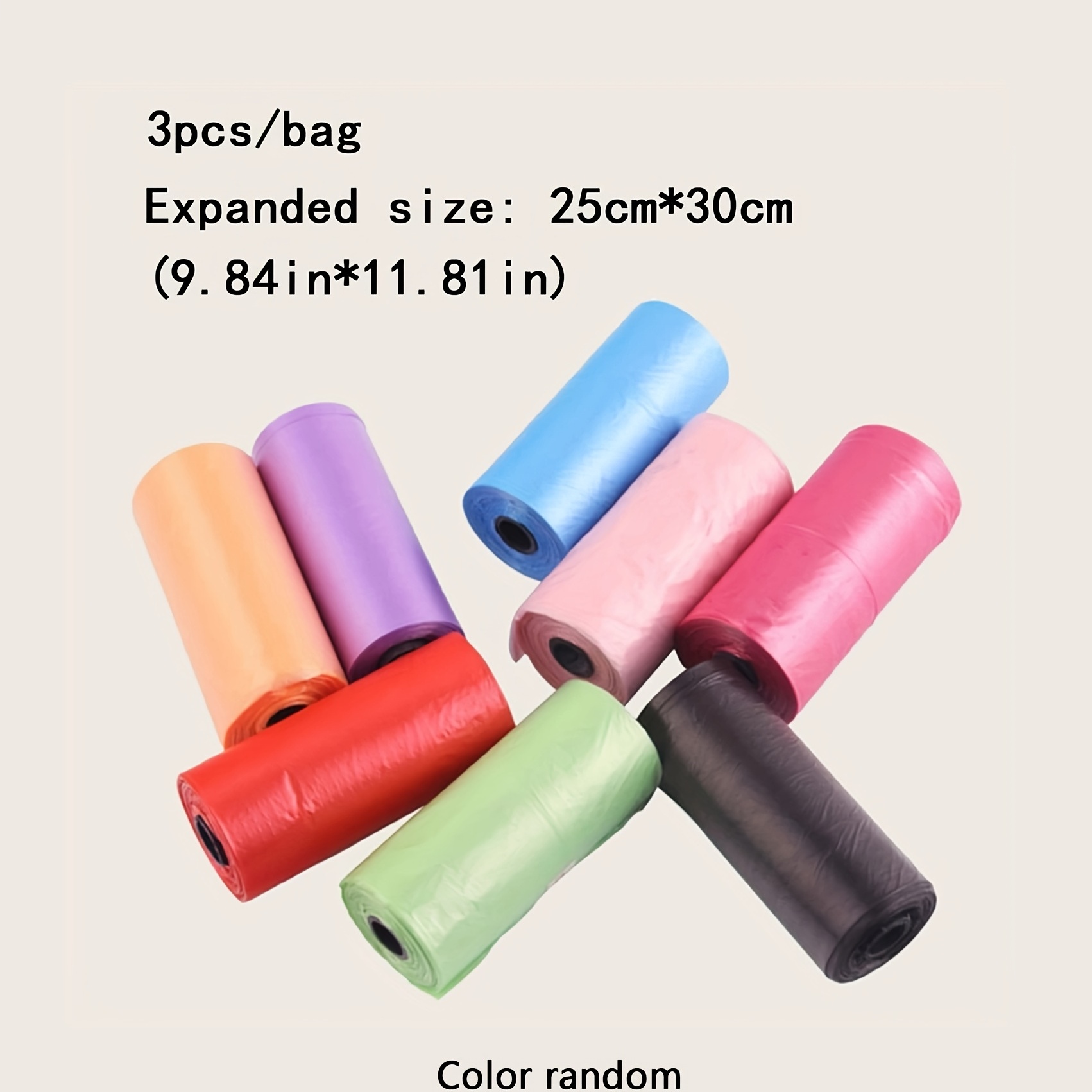 Random Color Trash Bag Mini Garbage Bag For Desktop Plastic - Temu