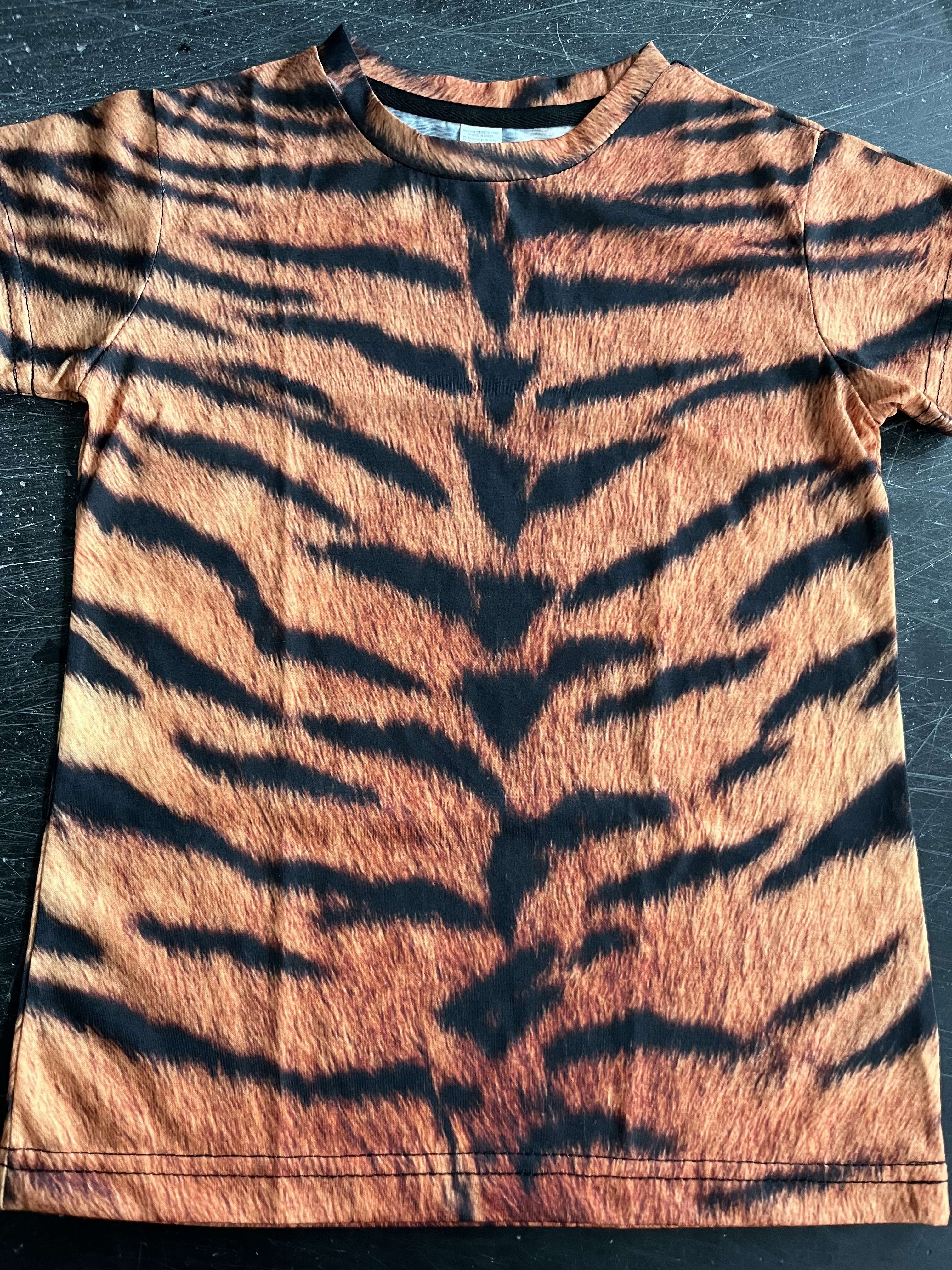 T-shirts Tiger skin leopard print 3D Print Summer T Shirt Fashion