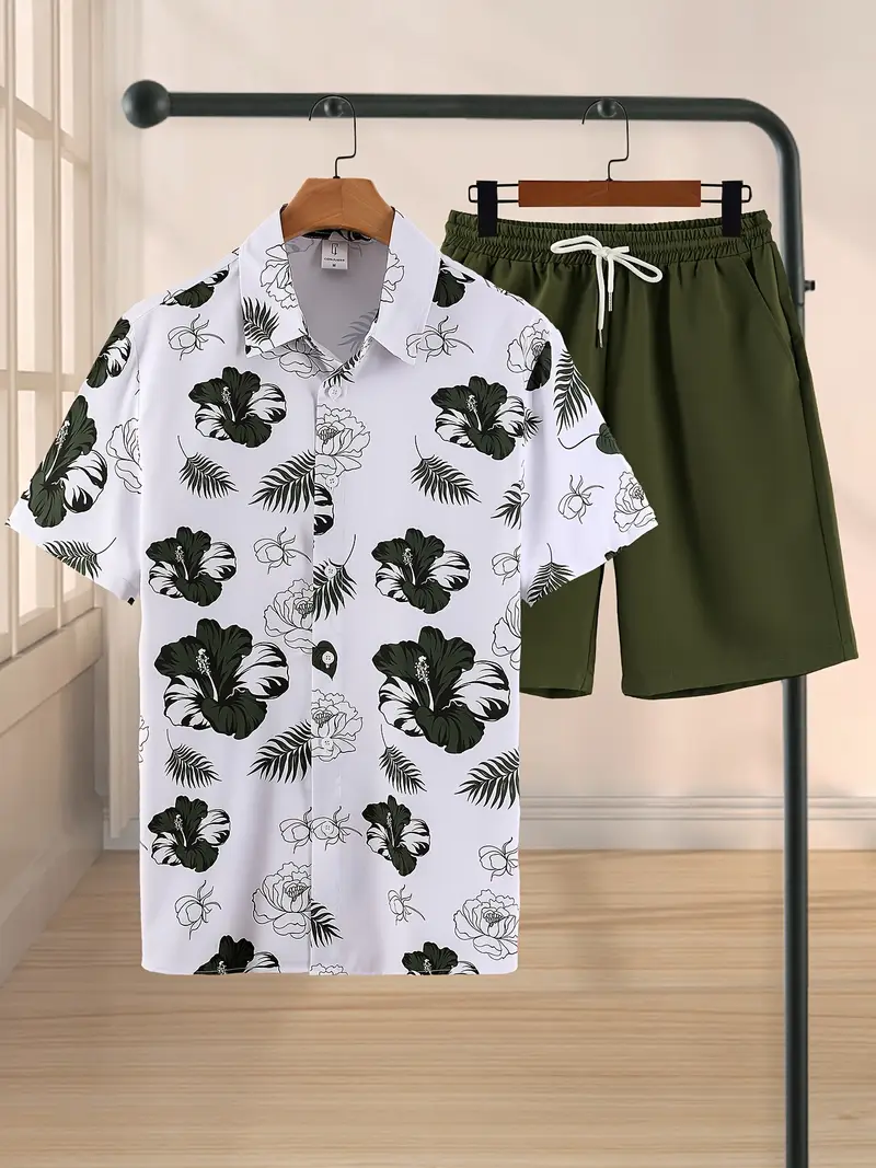 mens s lapel t s drawstring pajamas for summer details 2