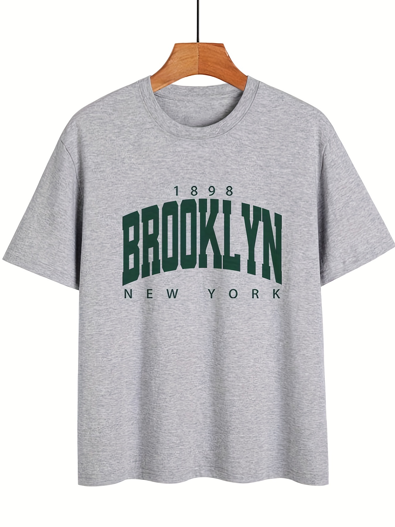 Summer Women Sport Set Tshirt+Biker Shorts 1898 Brooklyn New York