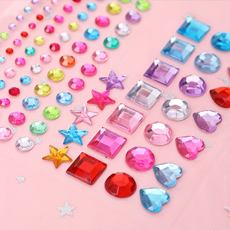Gem Sticker Rhinestone Crystal Beads Multicolor - Temu