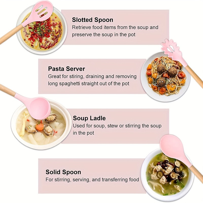 Silicone Kitchen Utensils Set in one Cooking Utensils Set Temu Philippines