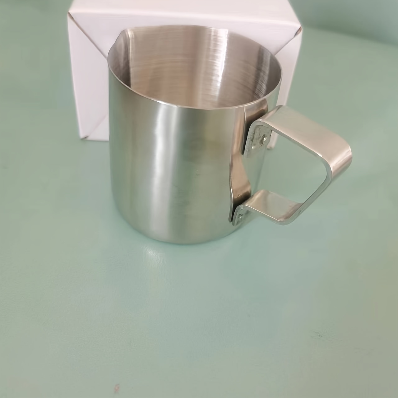 Stainless Steel Milk Frother Cup, Milk Steaming Pitcher, Small Milk Pitcher  For Espresso Machine, Latte Art Pour Cup, Halloween Christmas Wedding  Birthday Gift Coffee Maker Accessories - Temu