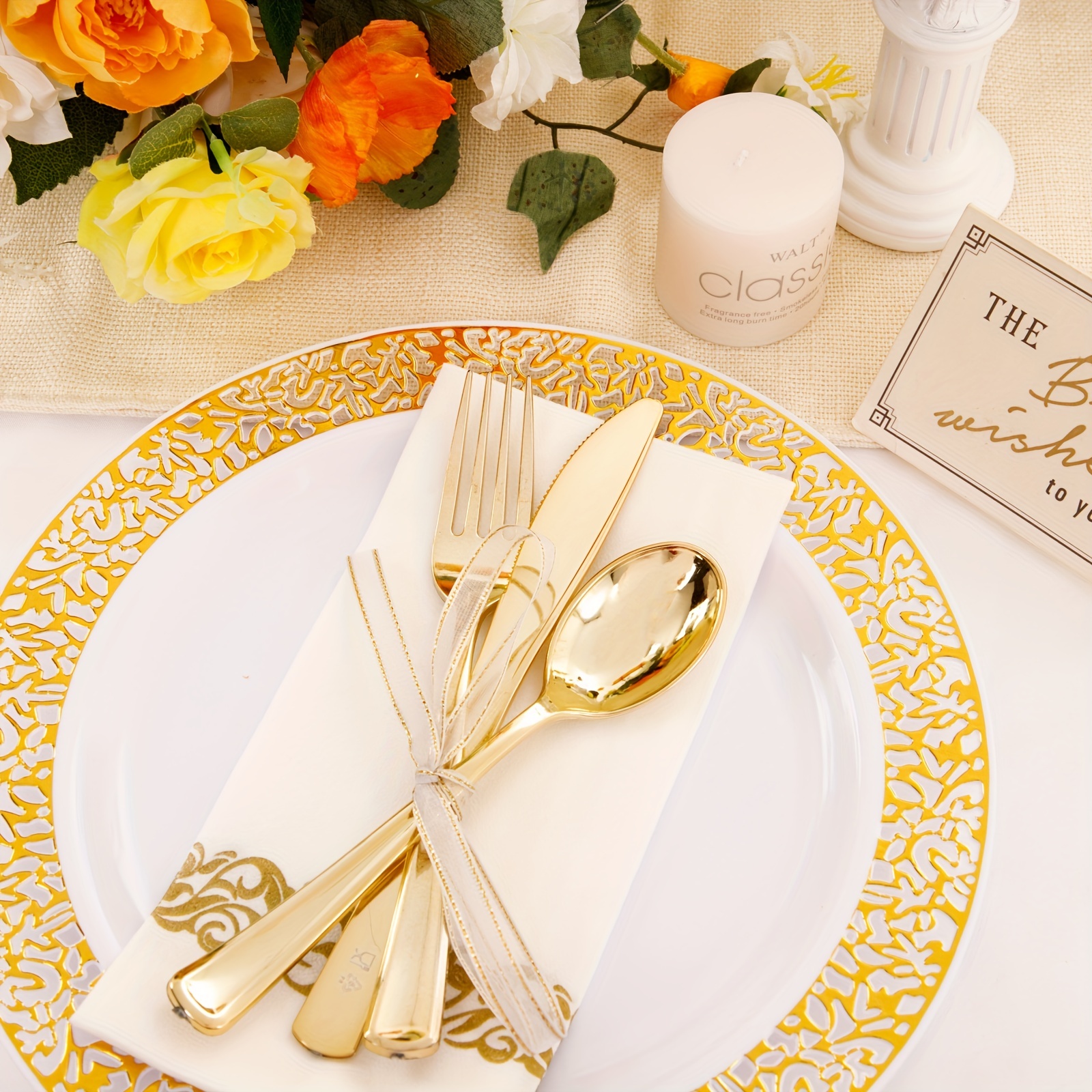 Plateware and Flatware Sets
