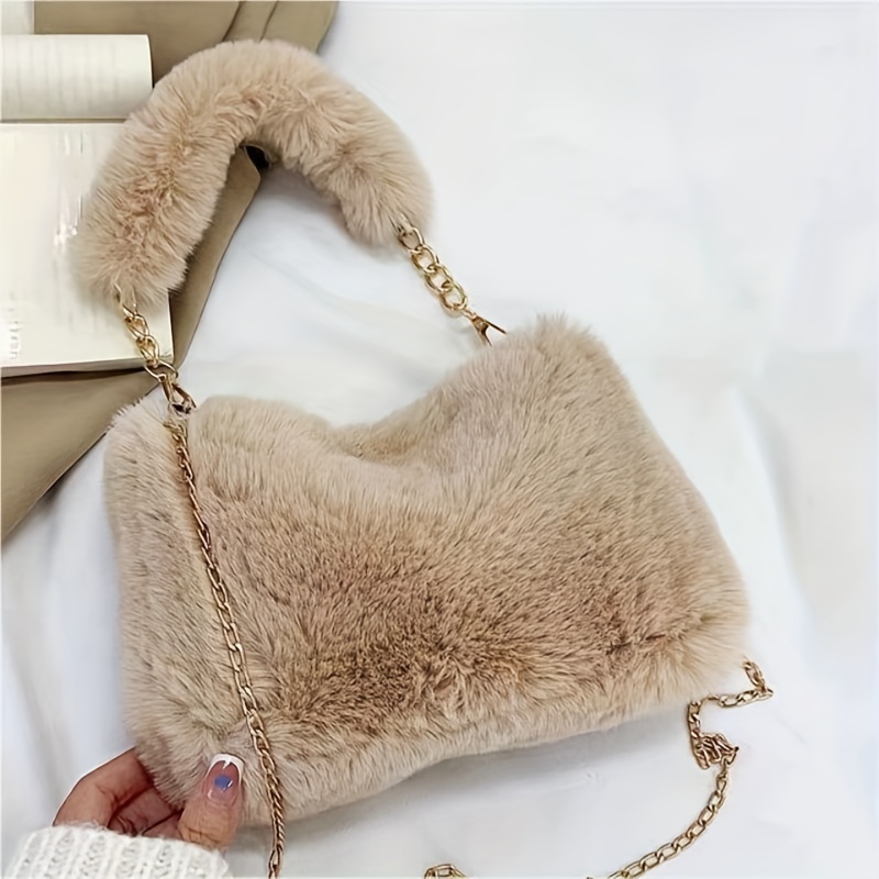 Fluffy discount slouch bag