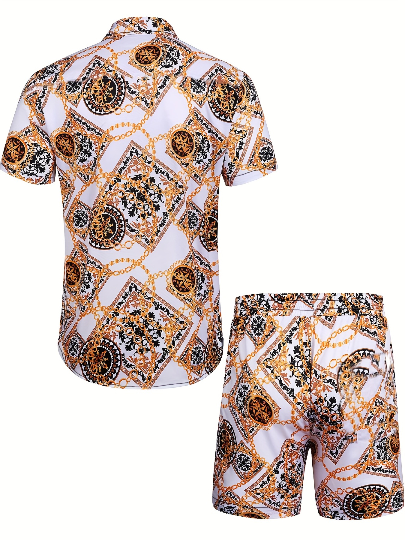 Luxurious Turmeric Yellow Printed Shirt