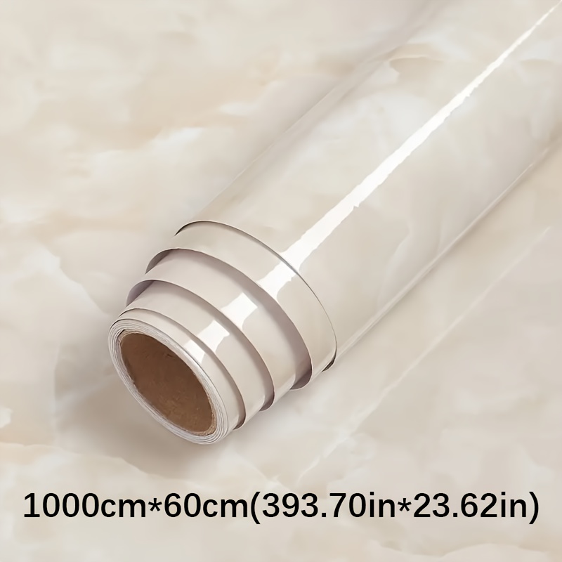 1 Roll Of Amber Yellow Wallpaper, Marble-textured Wallpaper, Self-adhesive Wallpaper, Cut-out Wall Stickers, Suitable For Bathroom, Kitchen, Room Walls, Desktops, Furniture, Etc